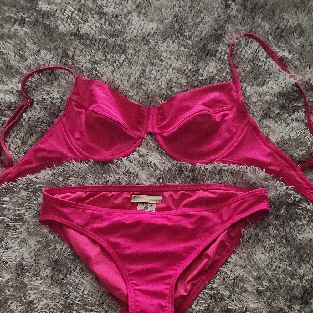 Michael Kors Hot Pink Bikini Set